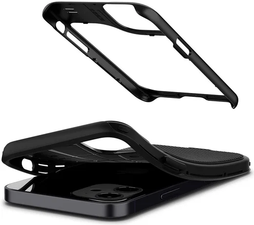 Spigen Hybrid NX Apple iPhone 12 / 12 Pro Hoesje Zwart afbeelding 2
