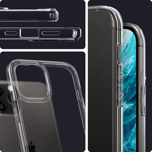 Spigen Crystal Hybrid Apple iPhone 12 / 12 Pro Hoesje Mint Groen afbeelding 2