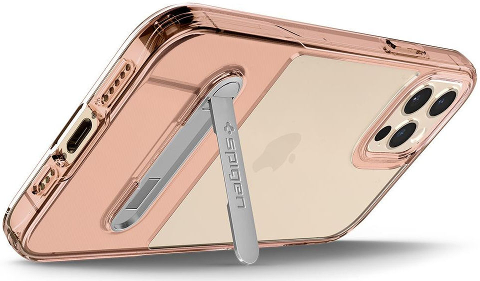 Spigen Slim Armor Essential S Apple iPhone 12 / 12 Pro Hoesje Roze afbeelding 2