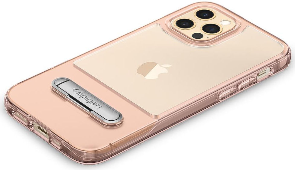 Spigen Slim Armor Essential S Apple iPhone 12 / 12 Pro Hoesje Roze afbeelding 3
