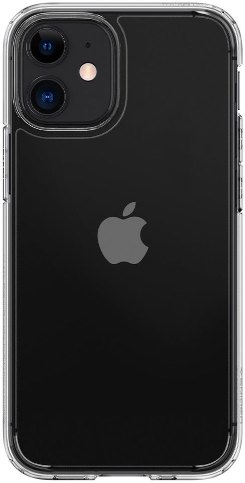 Spigen Crystal Hybrid  Apple iPhone 12 Mini Hoesje Transparant afbeelding 4