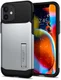 Spigen Slim Armor Apple iPhone 12 Mini Hoesje Zilver afbeelding 1