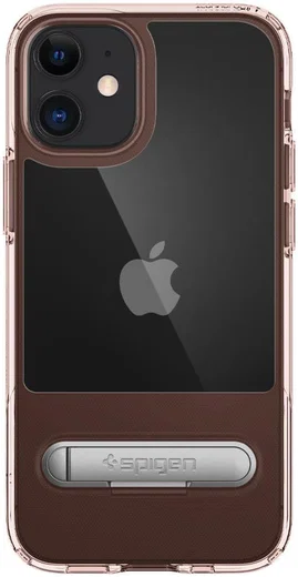 Spigen Slim Armor Essential S Apple iPhone 12 Mini Hoesje Roze afbeelding 1
