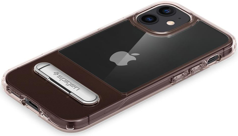 Spigen Slim Armor Essential S Apple iPhone 12 Mini Hoesje Roze afbeelding 3