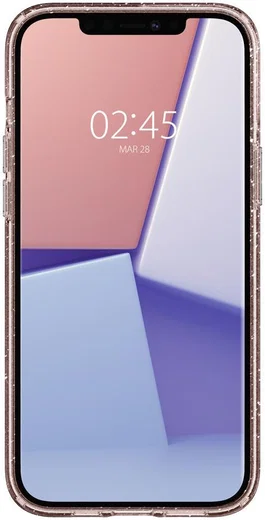 Spigen Liquid Crystal Apple iPhone 12 Pro Max Glitter Roze afbeelding 5