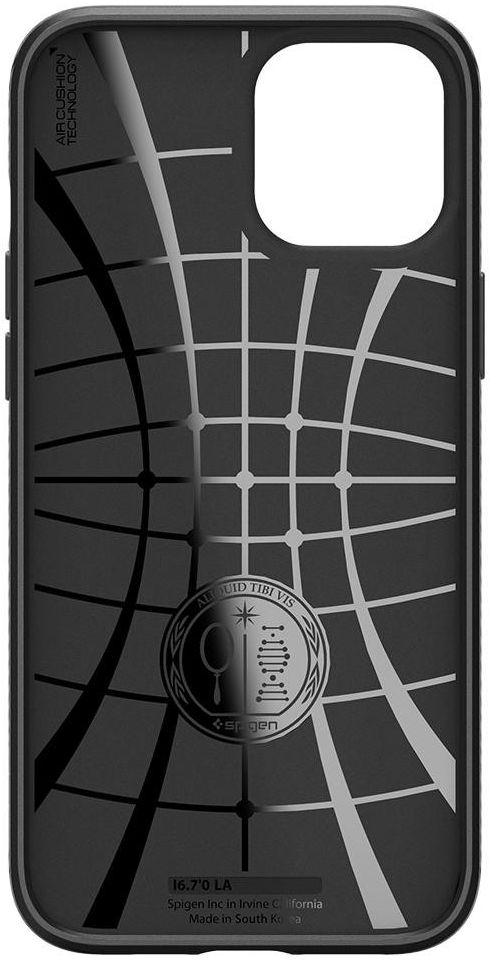 Spigen Liquid Air Apple iPhone 12 Pro Max Hoesje Zwart afbeelding 7