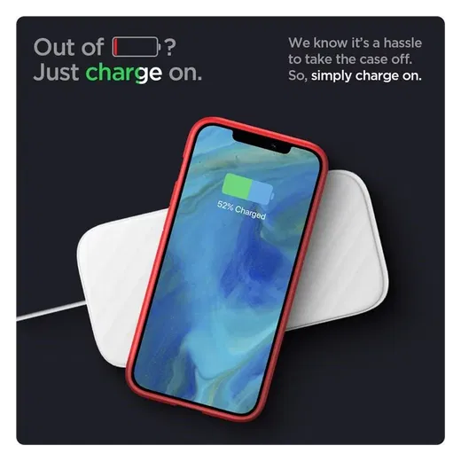 Spigen Ultra Hybrid Apple iPhone 12 Pro Max Hoesje Transparant/Rood afbeelding 7