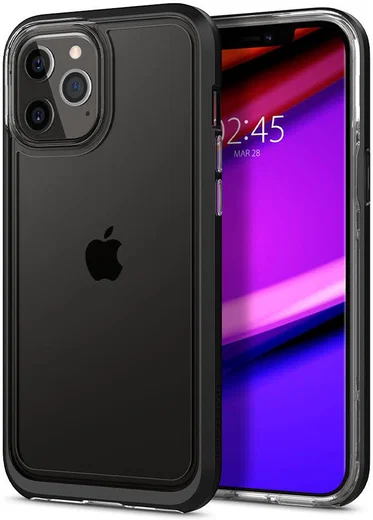 Spigen Neo Hybrid Apple iPhone 12 Pro Max Hoesje Zwart afbeelding 1