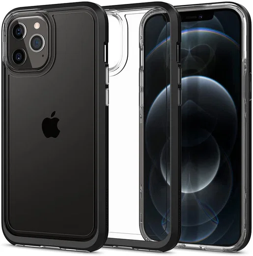 Spigen Neo Hybrid Apple iPhone 12 Pro Max Hoesje Zwart afbeelding 7