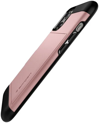 Spigen Slim Armor CS Apple iPhone 12 Pro Max Hoesje Rose Goud afbeelding 5