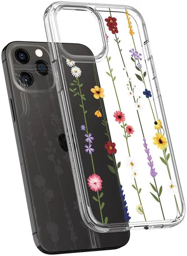 Spigen Cyrill Cecile Apple iPhone 12 Pro Max Hoesje Flower Garden afbeelding 2