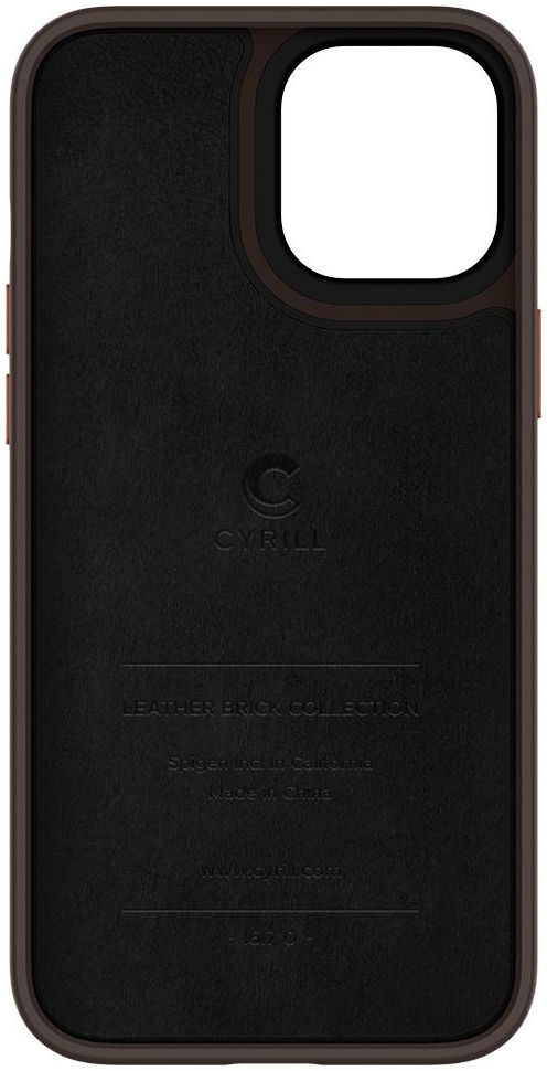 Spigen Cyrill Leather Brick Apple iPhone 12 Pro Max Hoesje Bruin afbeelding 8