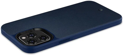 Spigen Cyrill Basic Apple iPhone 12 Pro Max Hoesje Leather Blauw afbeelding 5