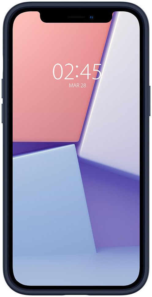 Spigen Cyrill Basic Apple iPhone 12 Pro Max Hoesje Leather Blauw afbeelding 7