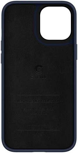 Spigen Cyrill Basic Apple iPhone 12 Pro Max Hoesje Leather Blauw afbeelding 8