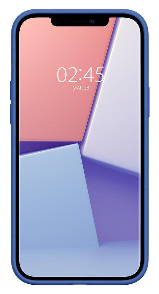 Spigen Cyrill Silicone Apple iPhone 12 Pro Max Hoesje Blauw afbeelding 4