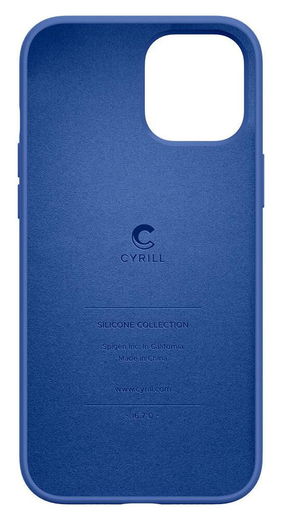 Spigen Cyrill Silicone Apple iPhone 12 Pro Max Hoesje Blauw afbeelding 5