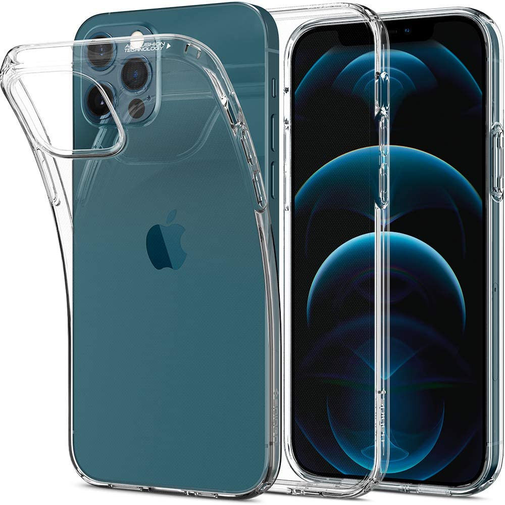 Spigen Liquid Crystal iPhone 12 / 12 Pro Hoesje Transparant afbeelding 4