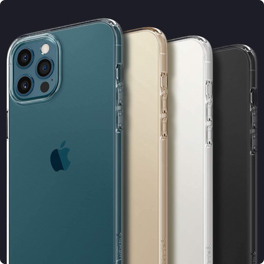 Spigen Liquid Crystal iPhone 12 / 12 Pro Hoesje Transparant afbeelding 2