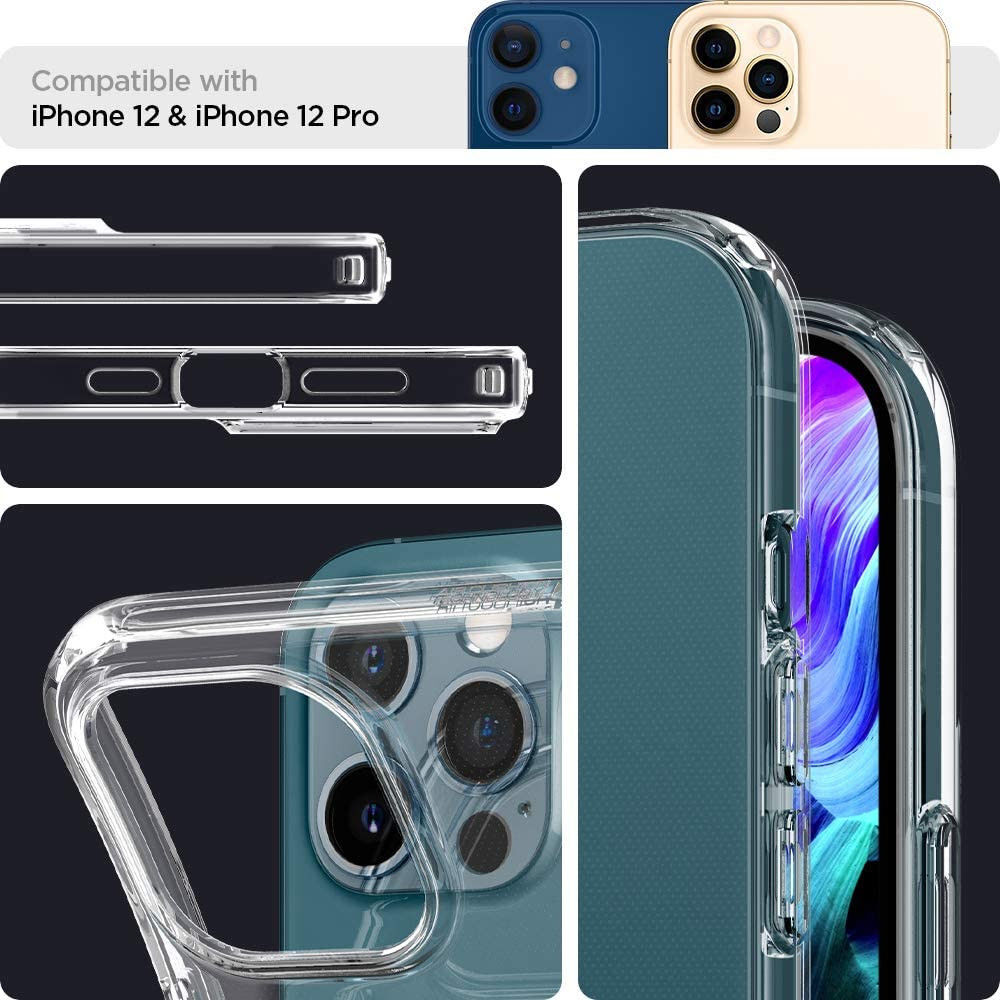 Spigen Liquid Crystal iPhone 12 / 12 Pro Hoesje Transparant afbeelding 6