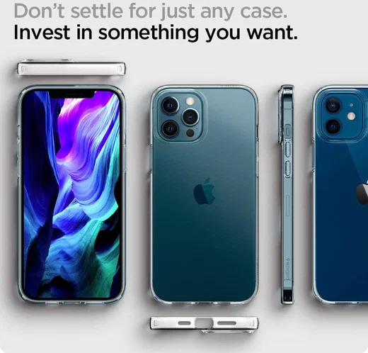 Spigen Liquid Crystal iPhone 12 / 12 Pro Hoesje Transparant afbeelding 8