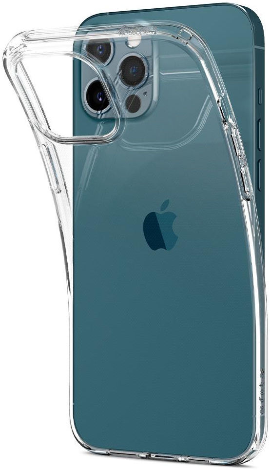 Spigen Liquid Crystal iPhone 12 / 12 Pro Hoesje Transparant afbeelding 1