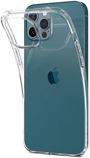 Spigen Liquid Crystal iPhone 12 / 12 Pro Hoesje Transparant afbeelding 1