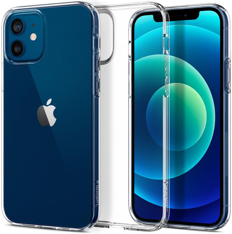 Spigen Liquid Crystal iPhone 12 / 12 Pro Hoesje Transparant afbeelding 15