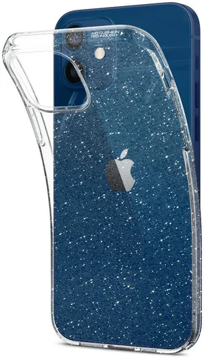 Spigen Liquid Crystal iPhone 12 / 12 Pro Hoesje Glitter Crystal Quartz afbeelding 18