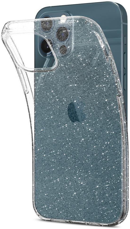 Spigen Liquid Crystal iPhone 12 / 12 Pro Hoesje Glitter Crystal Quartz afbeelding 11