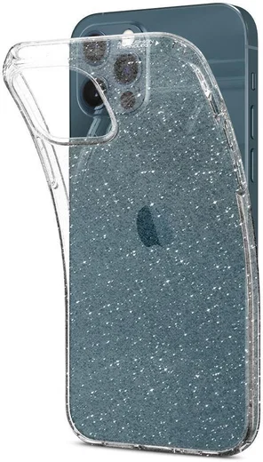 Spigen Liquid Crystal iPhone 12 / 12 Pro Hoesje Glitter Crystal Quartz afbeelding 11