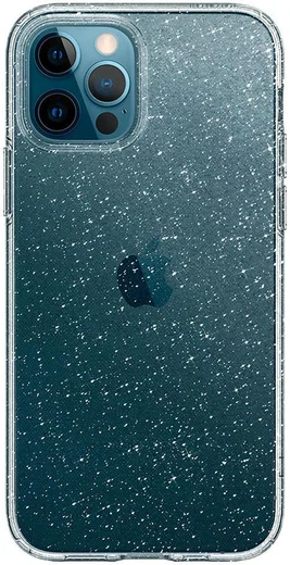 Spigen Liquid Crystal iPhone 12 / 12 Pro Hoesje Glitter Crystal Quartz afbeelding 12