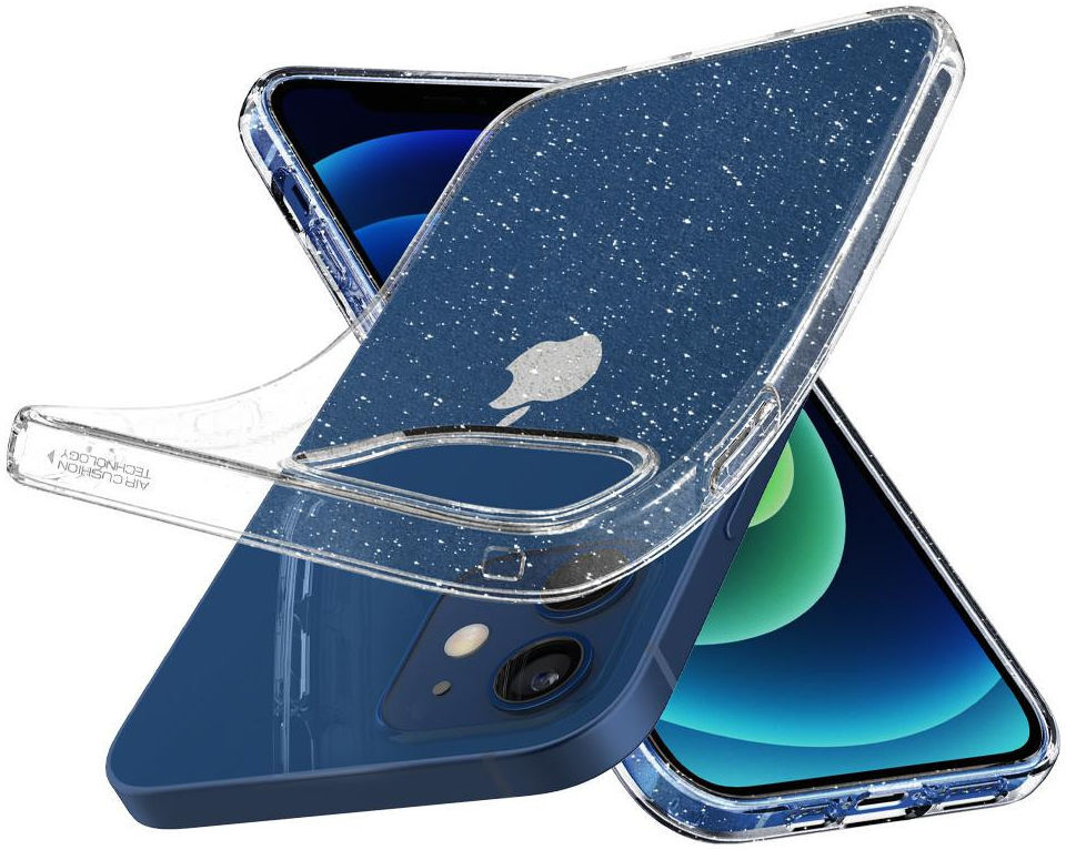 Spigen Liquid Crystal iPhone 12 / 12 Pro Hoesje Glitter Crystal Quartz afbeelding 17
