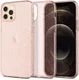 Spigen Liquid Crystal iPhone 12 / 12 Pro Hoesje Glitter Rose Quartz afbeelding 1