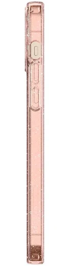 Spigen Liquid Crystal iPhone 12 / 12 Pro Hoesje Glitter Rose Quartz afbeelding 6