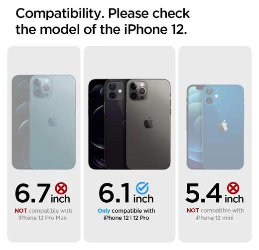 Spigen Rugged Armor Apple iPhone 12 / 12 Pro Hoesje Zwart afbeelding 3