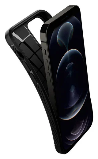 Spigen Rugged Armor Apple iPhone 12 / 12 Pro Hoesje Zwart afbeelding 10