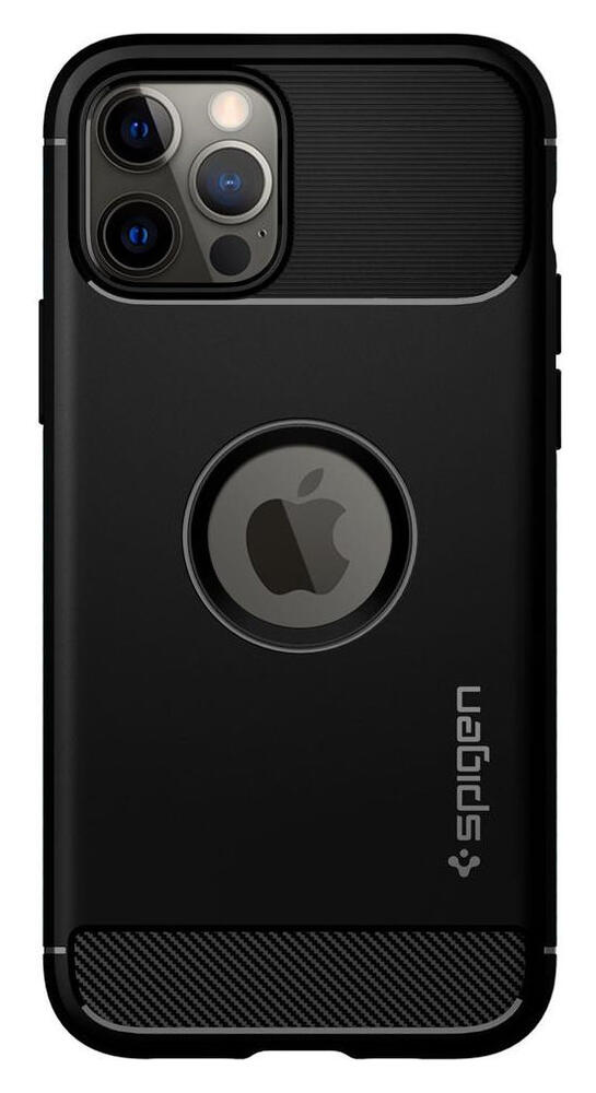 Spigen Rugged Armor Apple iPhone 12 / 12 Pro Hoesje Zwart afbeelding 11