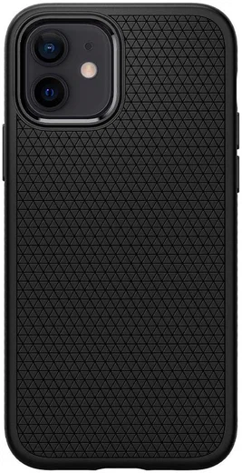 Spigen Liquid Air Apple iPhone 12 / 12 Pro Flexibel Hoesje Mat Zwart afbeelding 11