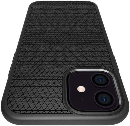 Spigen Liquid Air Apple iPhone 12 / 12 Pro Flexibel Hoesje Mat Zwart afbeelding 14