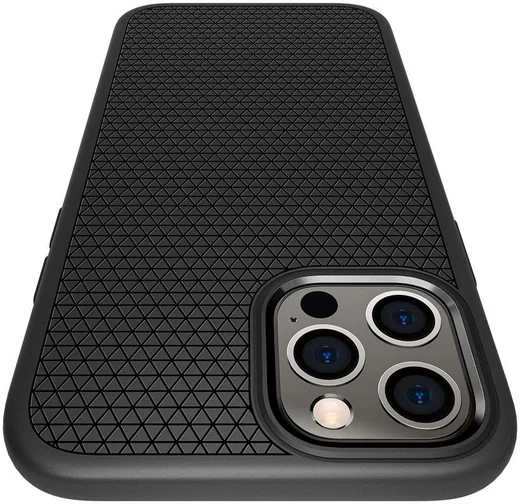 Spigen Liquid Air Apple iPhone 12 / 12 Pro Flexibel Hoesje Mat Zwart afbeelding 13