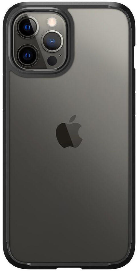 Spigen Ultra Hybrid Apple iPhone 12 / 12 Pro Hoesje Transparant/Zwart afbeelding 5