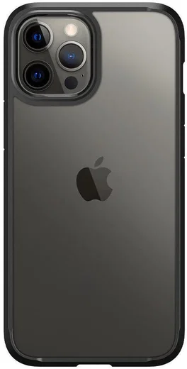 Spigen Ultra Hybrid Apple iPhone 12 / 12 Pro Hoesje Transparant/Zwart afbeelding 5