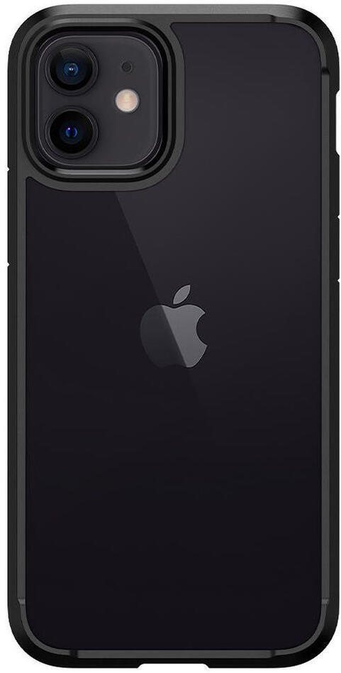 Spigen Ultra Hybrid Apple iPhone 12 / 12 Pro Hoesje Transparant/Zwart afbeelding 8