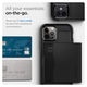 Spigen Slim Armor CS Apple iPhone 12 / 12 Pro Hoesje Zwart afbeelding 2