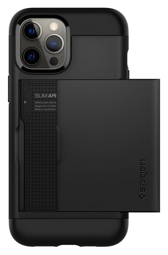 Spigen Slim Armor CS Apple iPhone 12 / 12 Pro Hoesje Zwart afbeelding 12