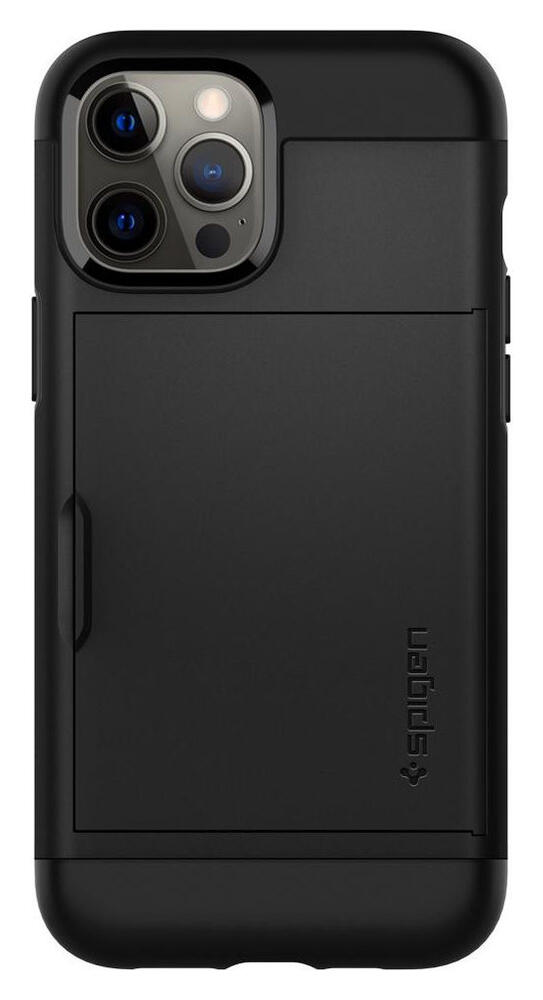 Spigen Slim Armor CS Apple iPhone 12 / 12 Pro Hoesje Zwart afbeelding 15