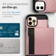 Spigen Slim Armor CS Apple iPhone 12 / 12 Pro Hoesje Roze Goud afbeelding 3