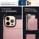 Spigen Slim Armor CS Apple iPhone 12 / 12 Pro Hoesje Roze Goud afbeelding 7