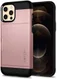 Spigen Slim Armor CS Apple iPhone 12 / 12 Pro Hoesje Roze Goud afbeelding 9